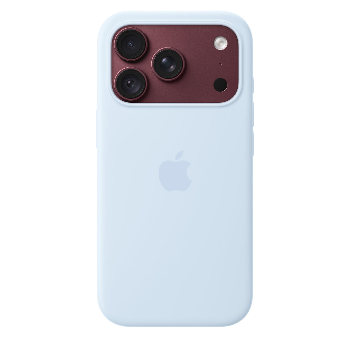 Apple Iphone 18 Pro Silicone Case With Magsafe Crisp Blue
