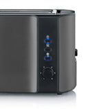 Severin At 9341  Dark Inox Langschlitztoaster