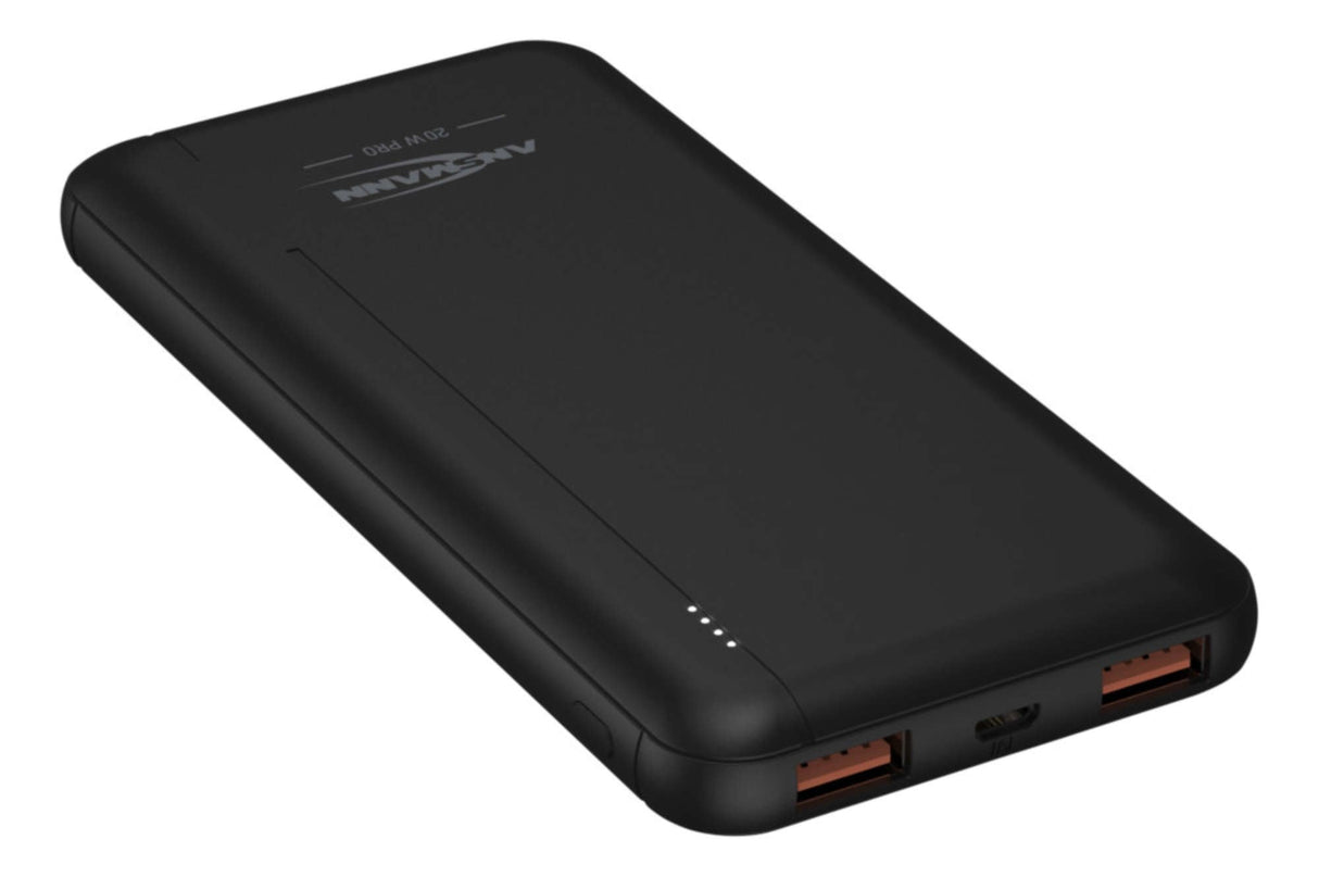 Bateria Ansmann Powerbank 10000 Mah 20w 2 Usb-A Ports, Usb-C Port