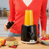 Batidora De Vaso Braun Jb1051bk 1.25l Con 2 Velocidades 600w Negro