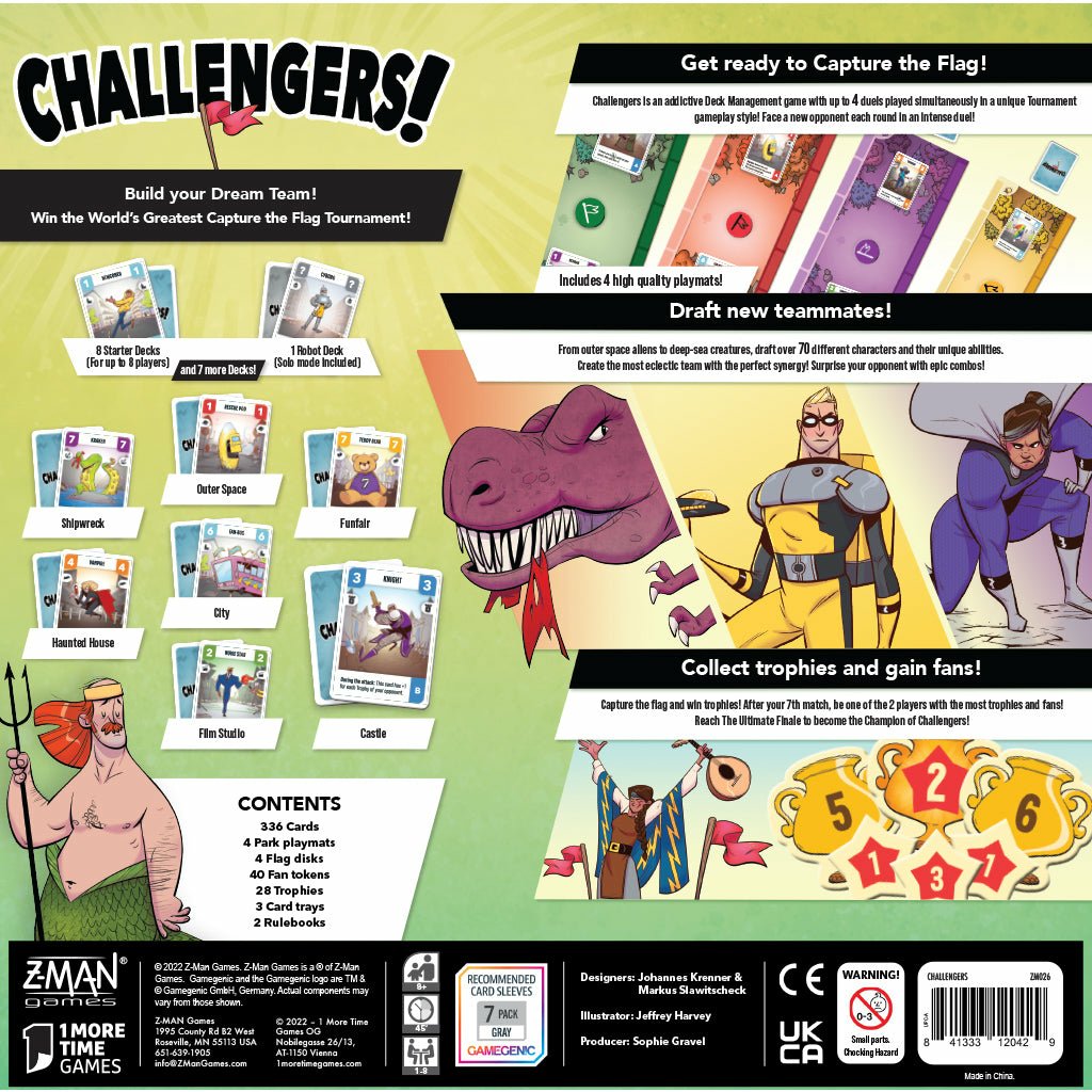 Asmodee Challengers!, Juego De Cartas Zmnd0028