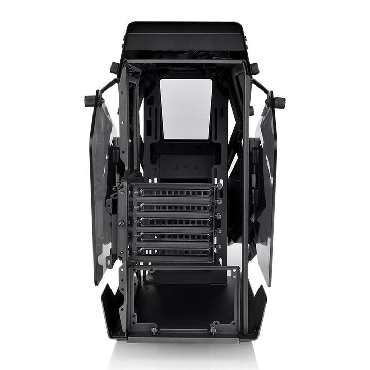 Caja Pc Thermaltake Torre M-Atx Ah T200 Negro 2xcristal Templado Ca-1r4-00s1wn-00