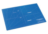 Dahle 10691 Plancha De Corte A3 30x45cm - 5 Capas Con Nucleo Resistente Al Corte - Lineas De Orientacion - Azul
