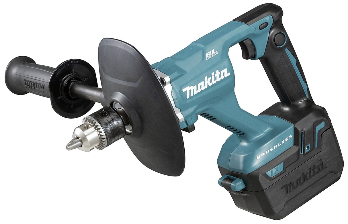 Batidora Inalámbrica Makita Dut131z, 18 Voltios, Agitador (Negro/Azul, Sin Batería Ni Cargador)