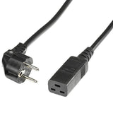 Roline Netzcable Schutzkontakt- Iec320-C19 16a Schwarz 3m