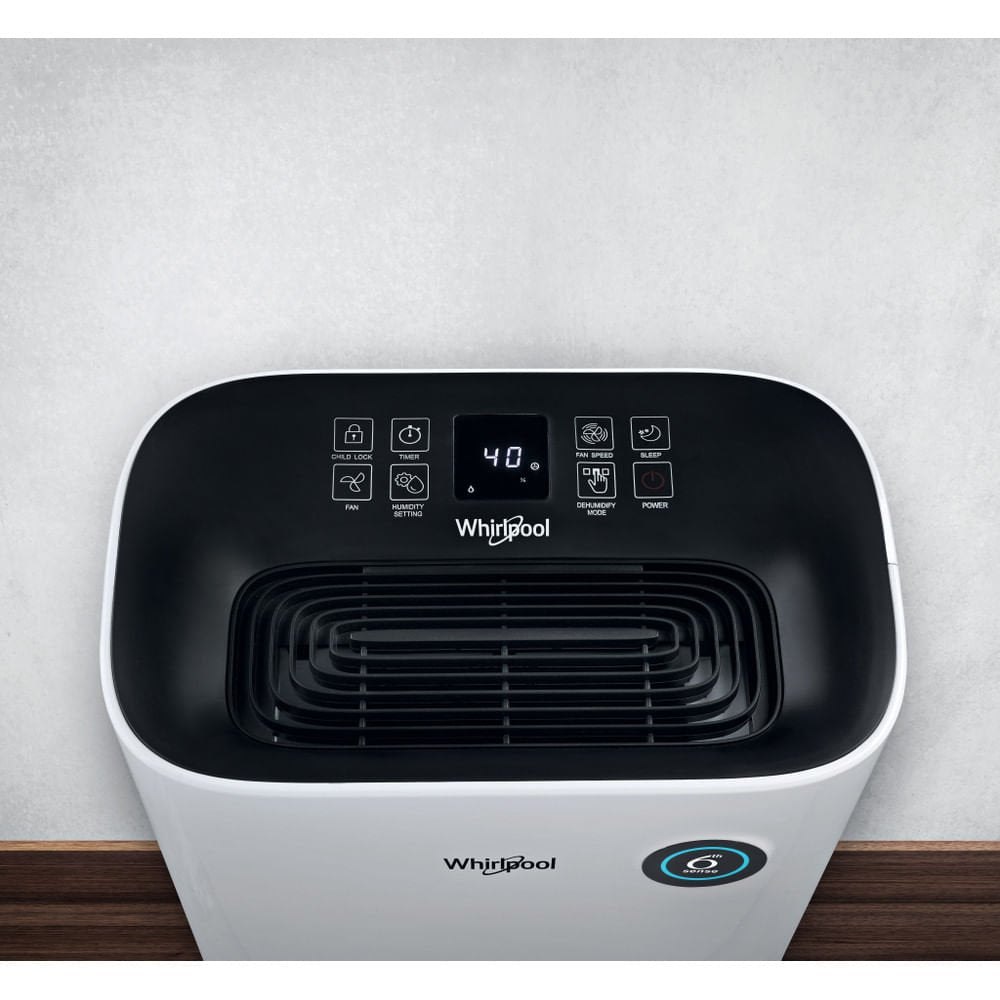 Deshumidificador Whirlpool De20w5252 20 L/24h Desp?Sito 6,5 L