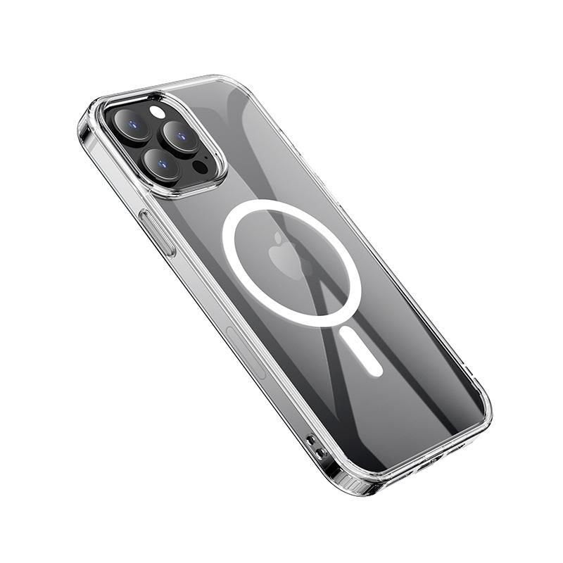 Estuff Magnetic Hybrid Clear Case For Iphone 13 Pro Max Funda Para Smartphone 17 Cm [6.7] Transparente