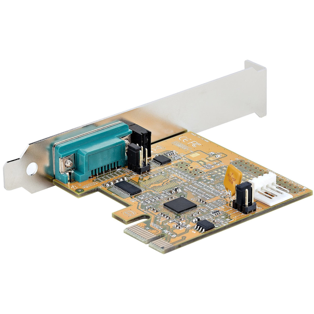 Pcie Serial Port Card - 16c1050ctlr Uart 5v/12v Status Lights
