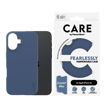 EAN 5715685004636 - PanzerGlass CARE™ by ® Case Blue iPhone 16 funda para teléfono móvil Azul imagen 2