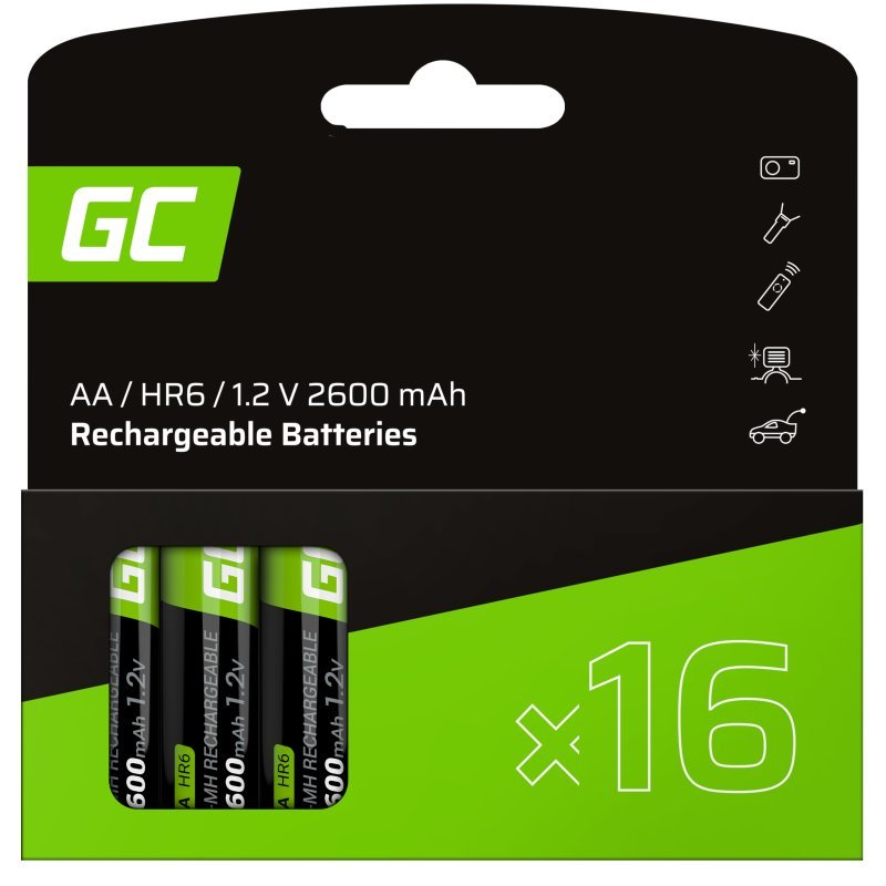 Green Cell 4x Aa Hr6 2600mah Battery