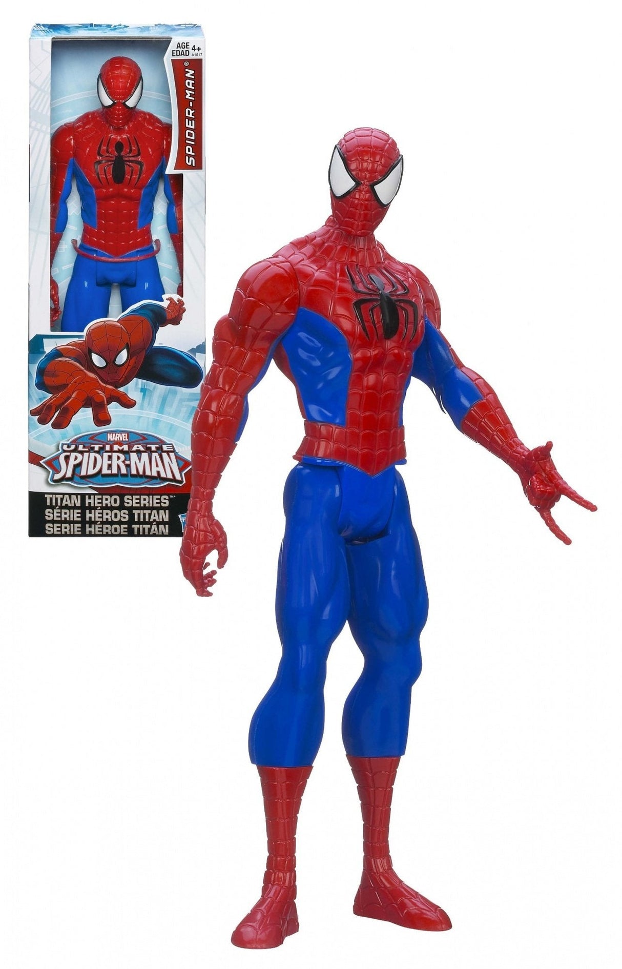 Figura Titan Hero Spiderman Ultimate Marvel 30cm