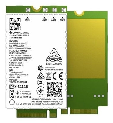 Dw5933e Internal Wwan 4670 Mbit/S Dell-7n7dh