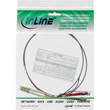 Cable Duplex De Fibra Óptica Inline Lc/St 50/125?M Om4 15m
