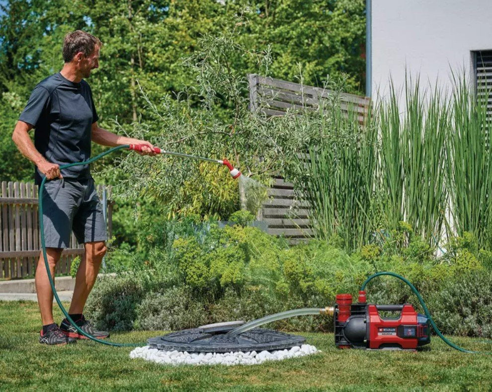 Bomba Einhell Aquinna 36/38 F Led Automatic, 4180420 Rojo/Negro