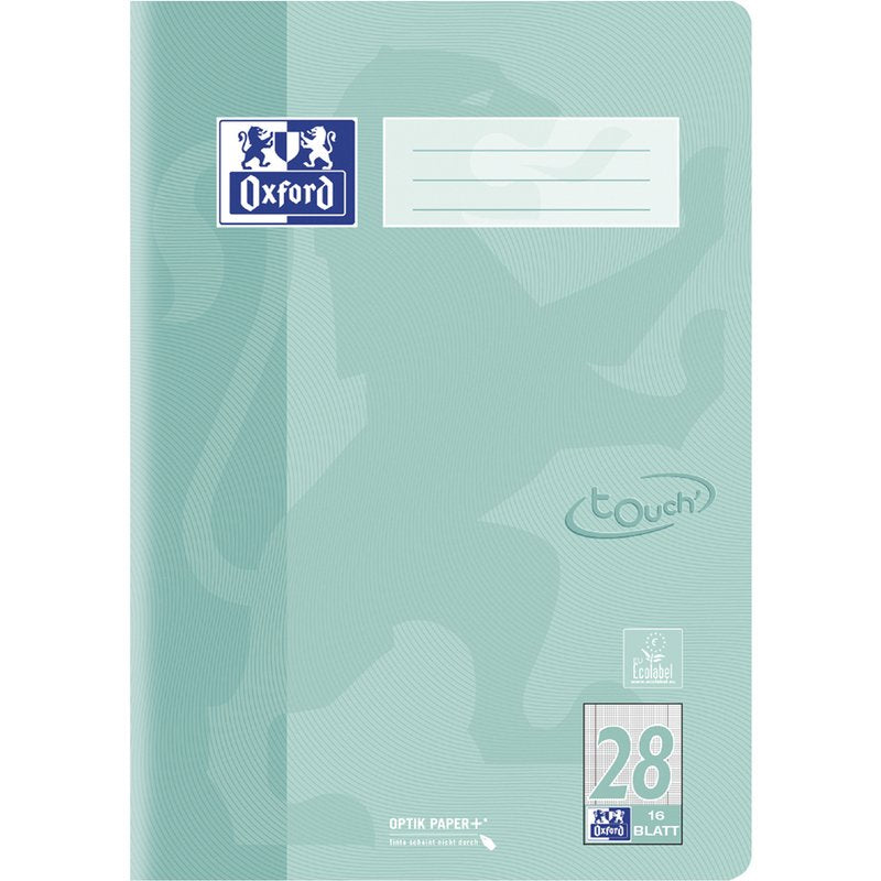 Oxford Cuaderno Escolar Touch Cuadriculado Din A4 16 Hojas
