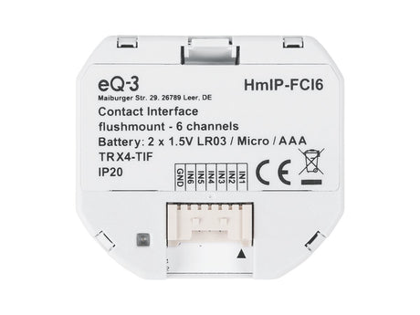 EAN 4047976535019 - Homematic IP HmIP-FCI6 interruptor de luz Blanco imagen 3