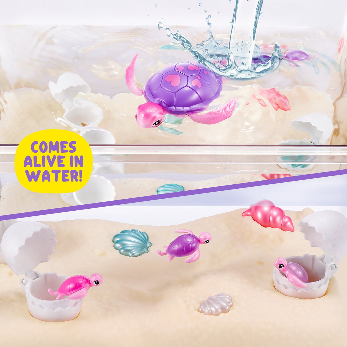 Zuru Pets Alive - Mama Turtle & Baby Surprise, Personaje 4894680041967.0