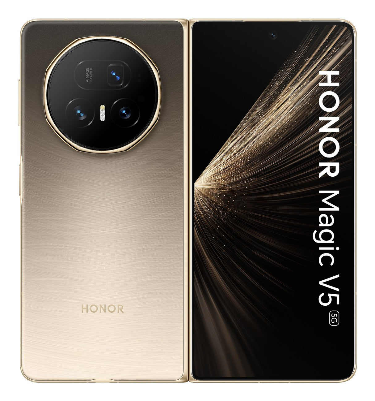 EAN 6936520873579 - Honor Magic V5 20,2 cm (7.95") SIM doble Android 15 5G USB Tipo C 16 GB 512 GB 5820 mAh Oro imagen 1