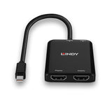 Lindy Mini Displayport A Concentrador Hdmi Mm De 2 Puertos