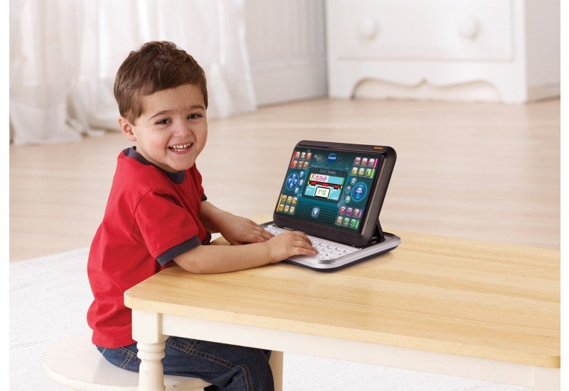 Vtech 2 En 1 Tableta, Computadora De Aprendizaje Negro/Plateado 80-155504