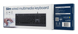 Keyboard Multimedia Usb Cyrill/Black Kb-Mch-06-Cyrl Gembird