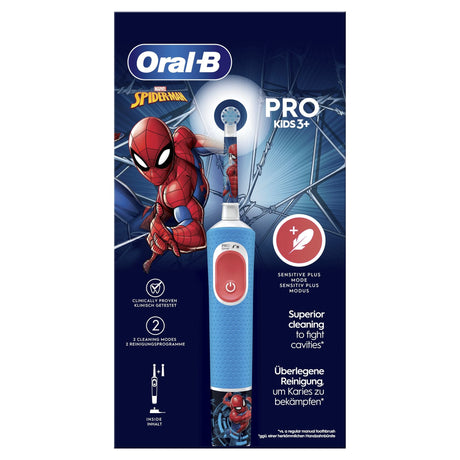EAN 8006540773659 - Oral-B Pro Kids Niño Cepillo de dientes oscilante Azul, Blanco imagen 2