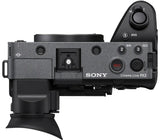 Sony Cinema Line Fx2 Cámara Evil Full Frame Cuerpo + Unidad De Asa Xlr Con Sensor Cmos Exmor R Ideal Para Grabación De Cine Profesional (Ilmefx2b.Cec) - Negro Gris