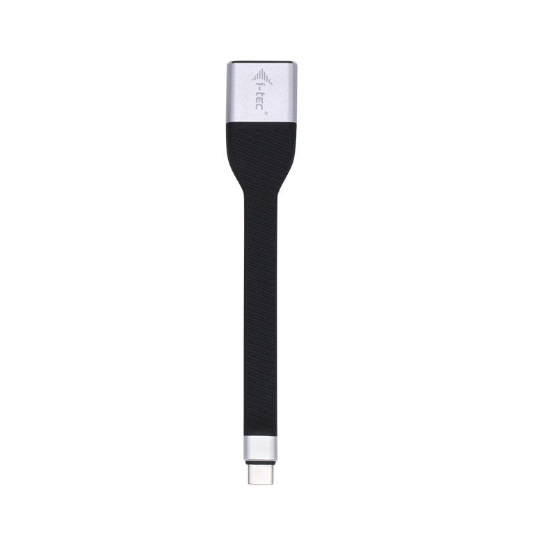 EAN 8595611703034 - i-tec C31FLATDP60HZ adaptador de cable de vídeo 0,11 m USB Tipo C DisplayPort Negro imagen 2