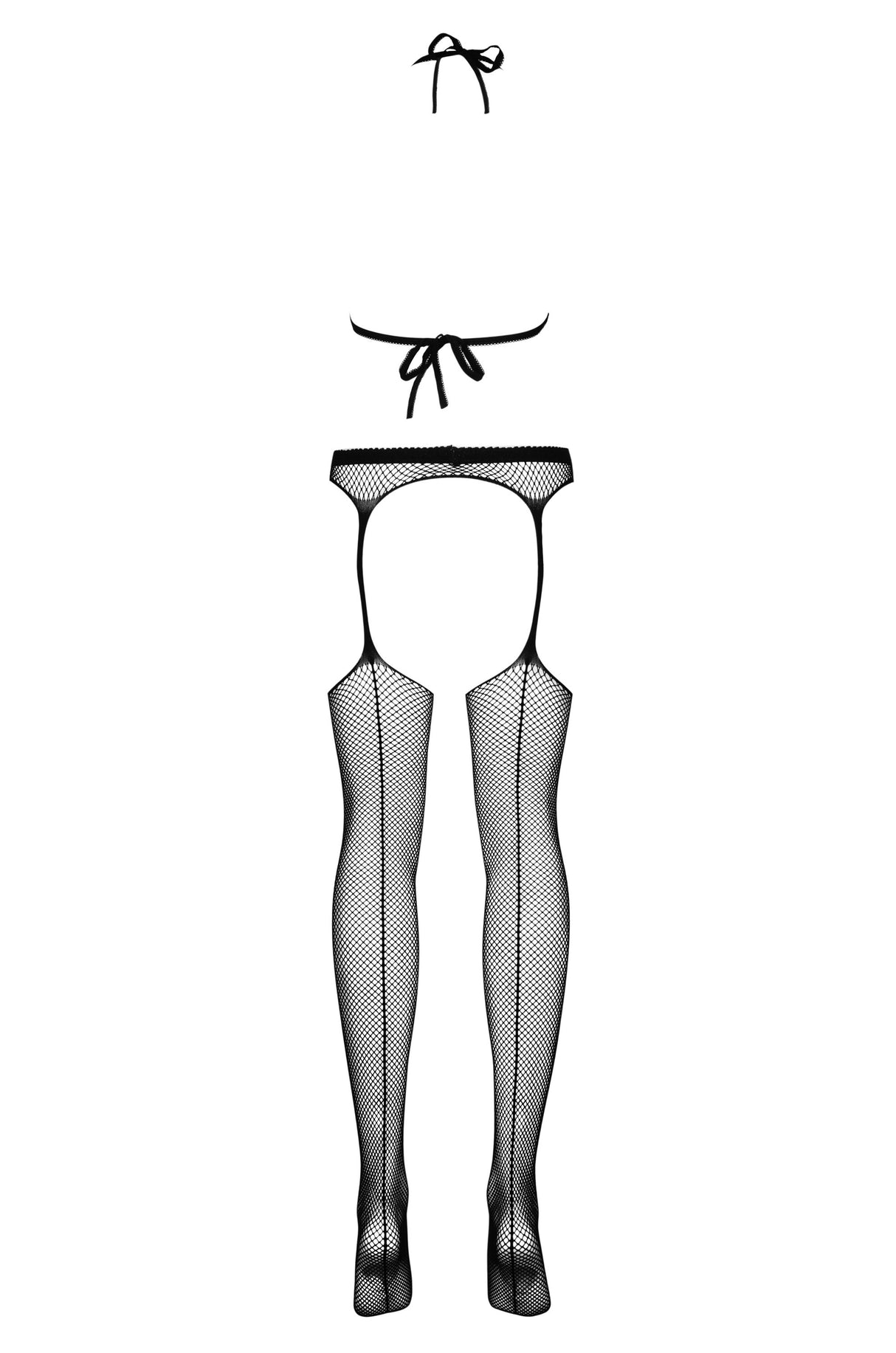 EAN 5901688202661 - Obsessive N108 S/M/L conjunto de ropa interior y bodi Body Negro Nylon imagen 4