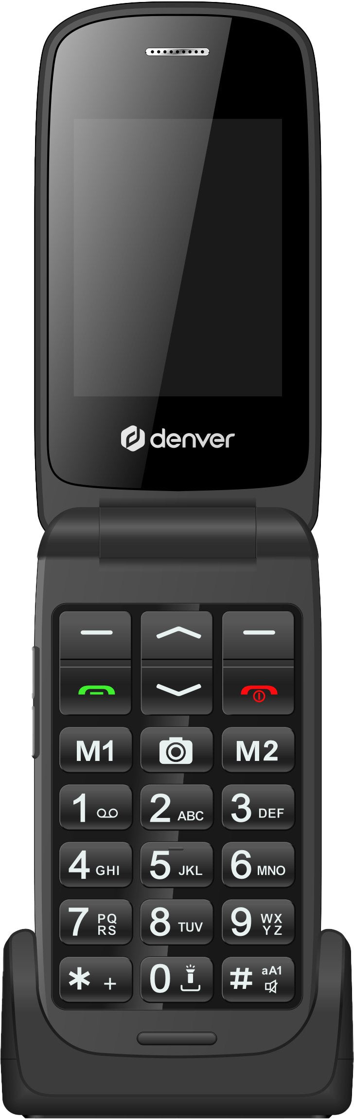 Teléfono Denver Bas-24600l 4g 2,4 Negro
