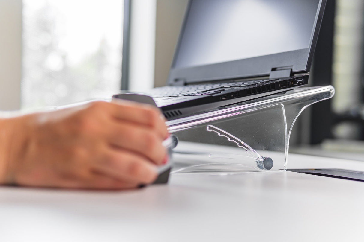 Bakkerelkhuizen Nb Soporte Q-Note 350 Plástico Gris Claro