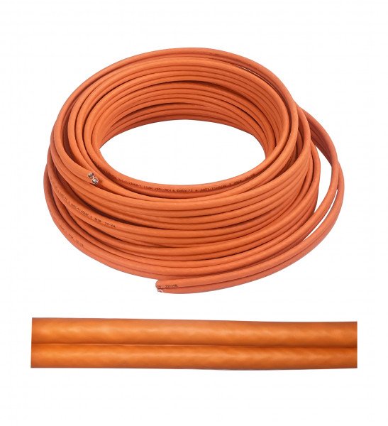 Helos Cable De Red Duplex, Cat 7, S/Ftp, Pimf, Lszh, Naranja, 50m Ring