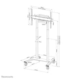 EAN 8717371449728 - Neomounts FL55-875WH1 soporte para pantalla de señalización 2,54 m (100") Blanco imagen 20