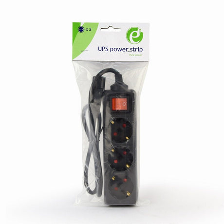 EAN 8716309102674 - Gembird EG-PSU3-01 base múltiple 0,6 m 3 salidas AC Interior Negro imagen 3