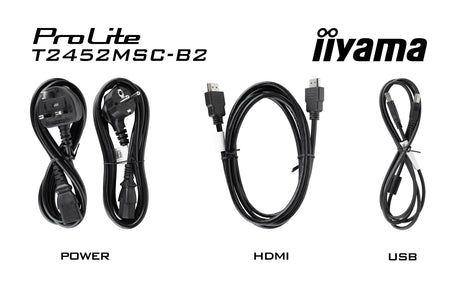 EAN 4948570127221 - iiyama ProLite T2452MSC-B2 pantalla para PC 61 cm (24") 1920 x 1080 Pixeles Full HD Pantalla táctil Negro imagen 16