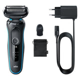 EAN 4210201432593 - Braun Series 5 51-M1000s Máquina de afeitar de láminas Negro, Azul imagen 5