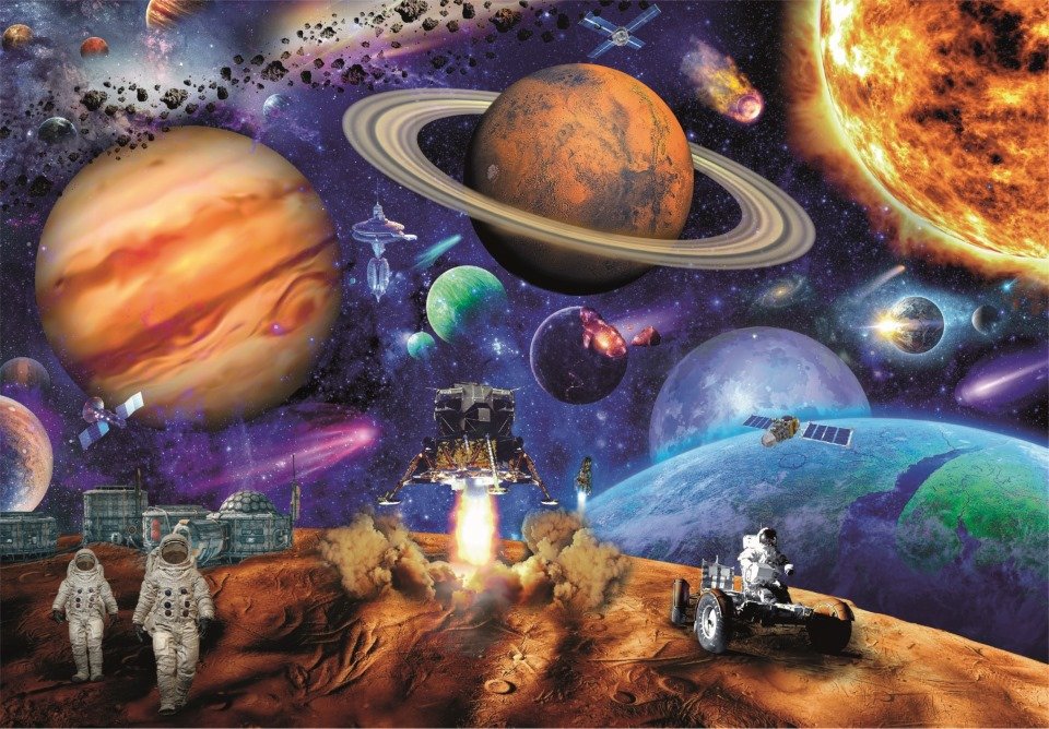 Puzzle Super Mision Espacial 300pzs