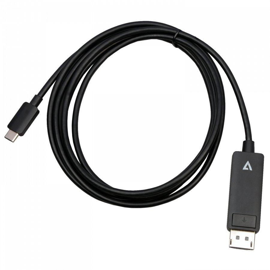 EAN 0662919114720 - V7 V7USBCDP14-2M adaptador de cable de vídeo DisplayPort USB Tipo C Negro imagen 1