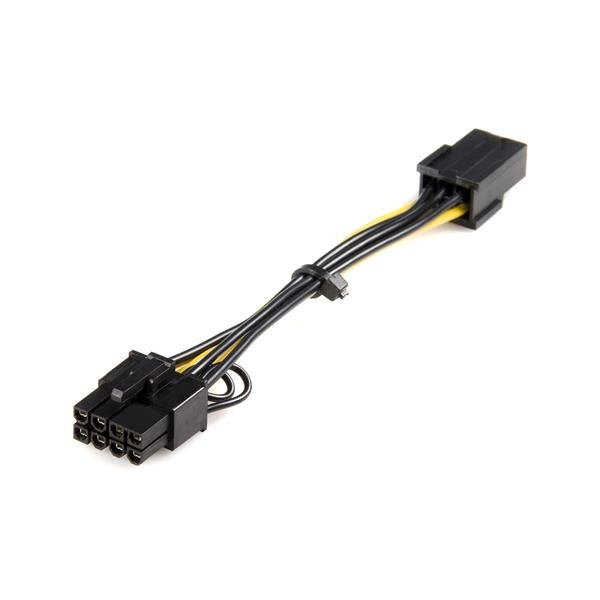 Startech Adaptador De Alimentacion Pci-E 6 Pines A 8 Pines 15cm