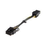 Startech Adaptador De Alimentacion Pci-E 6 Pines A 8 Pines 15cm