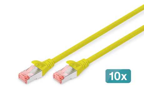 EAN 4016032441809 - Digitus DK-1644-020-Y-10 cable de red Amarillo 2 m Cat6 S/FTP (S-STP) imagen 1