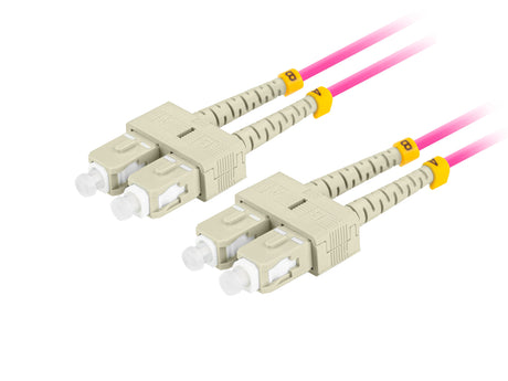 EAN 5901969433302 - Lanberg FO-SUSU-MD41-0010-VT Cable de fibra óptica e InfiniBand 1 m SC Violeta imagen 2