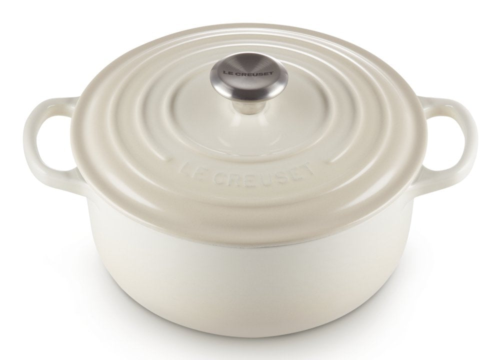 Le Creuset 21177207164430 Gusseisen Bräter, 20cm, Meringue