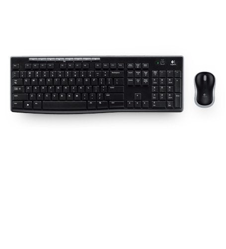 Teclado Ruso Logitech Wireless Combo Mk270 Ratón Incluido Rf Inalámbrico Qwerty Negro
