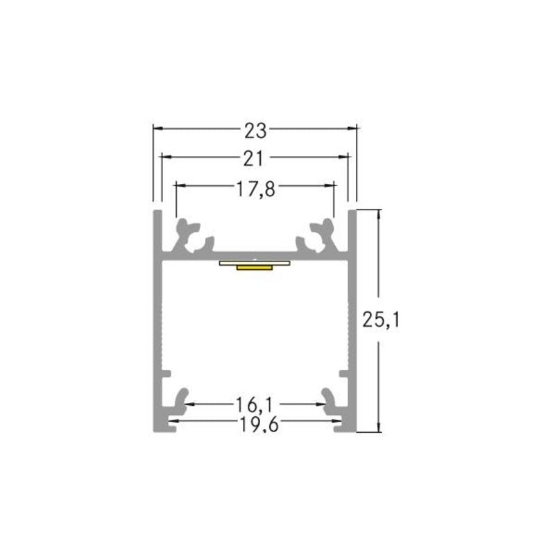 Brumberg 53603080 Ab-Profil Qualityflex Sw
