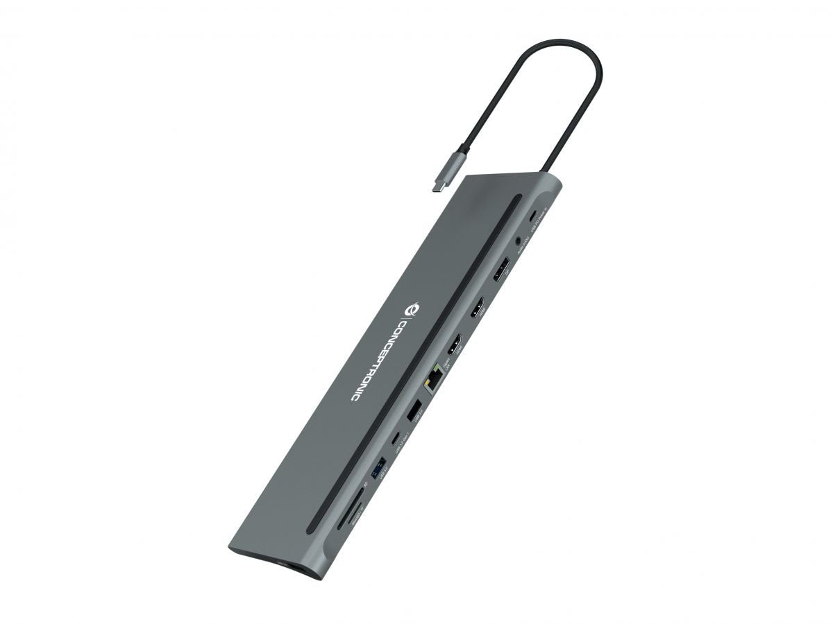 Conceptronic Adaptador Usb-C -> Hdmi,Dp,Usb3.0 2.0,Pd,Gbe 0.18