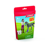 Schleich Horse Club Sra. Kramer Con Potro, Edificio De Juegos   42752