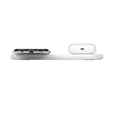 Base De Carga Inalámbrica Doble Belkin Wiz002vfwh  10w Boost Charge Color Blanco