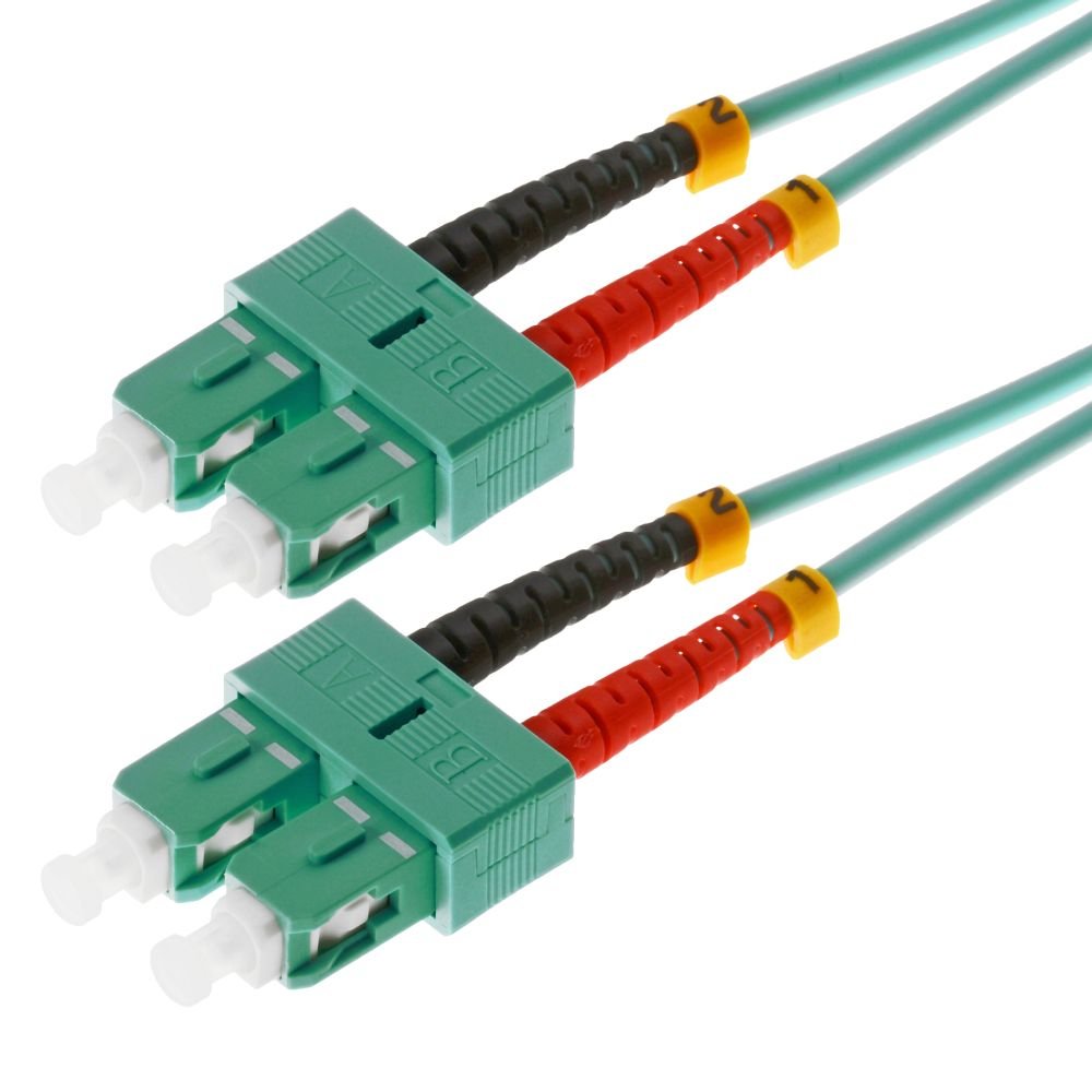 EAN 4005938157945 - Helos 10m OM3 SC/SC Cable de fibra óptica e InfiniBand Turquesa imagen 1