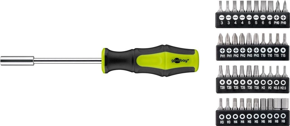 Goobay Schraubendreher-Koffer 58-Tlg Für Alle Gängigen Montagearbeiten
